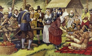 The First Thanksgiving in 1621