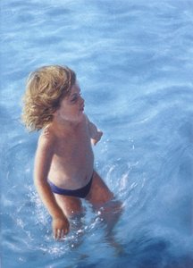 Day at the Paddling Pool by Mike Briscoe