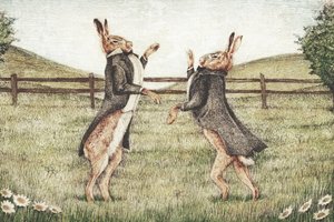 Gentlemen Fight by Mike Koubou