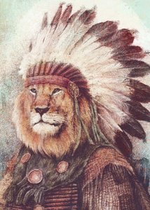 Majestic Lion by Mike Koubou