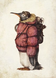 Skybound Penguin by Mike Koubou