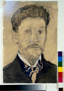 Self-Portrait by Mikhail Aleksandrovich Vrubel