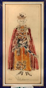 Costume design for the opera Mazepa by P. Tchaikovsky