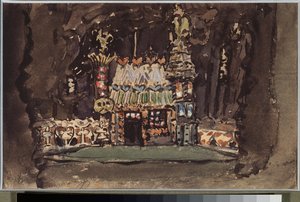 Stage Design for the Opera Hansel And Gretel by Mikhail Aleksandrovich Vrubel