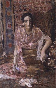 Fortune-teller by Mikhail Aleksandrovich Vrubel