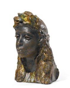 Girl with a wreath