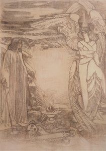 Illustration for the Poem Prophet by A. Pushkin