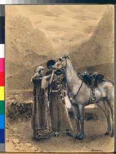The Farewell of Zara and Ismail (Illustration of the Poem 