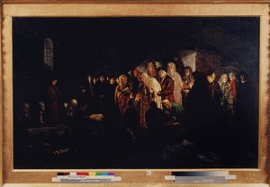 Empress Giving Alms by Mikhail Petrovich Klodt