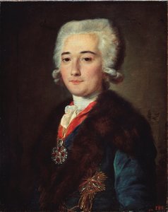 Portrait of Count Alexander Dmitriev Mamonov, Favorite of Catherine II of Russia