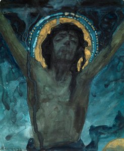 Christ on the Cross by Mikhail Vasilievich Nesterov