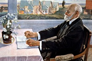 Ivan Pavlov in His House, Near Saint Petersburg by Mikhail Vasilievich Nesterov