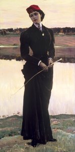 Portrait of Olga Nesterova or, Woman in a Riding Habit, 1906
