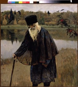A Hermit by Mikhail Vasilievich Nesterov
