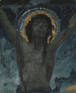 Christ on the Cross by Mikhail Vasilievich Nesterov