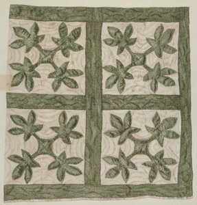 Applique Quilt by Mildred E. Bent