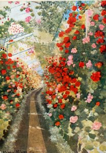 The Covered Way to the Chapel, Laeken by Mima Nixon