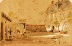 Ancient Abbey of St. Valery, France by Miner Kilbourne Kellogg