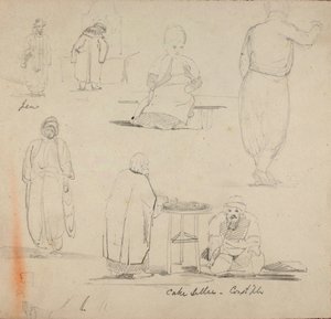 Cake Seller, Constantinople by Miner Kilbourne Kellogg