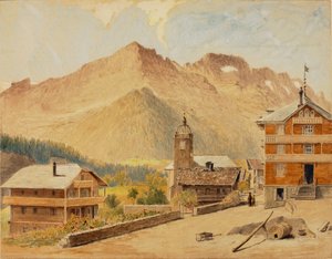 Champery and Mount Bounaveau, Switzerland