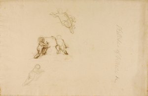 Putti (sketches of Venice) by Miner Kilbourne Kellogg