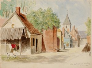 Rue du Puits Sale, St. Valery, 1862 by Miner Kilbourne Kellogg