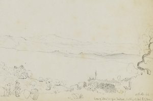 Sea of Tiberias, From Tabor by Miner Kilbourne Kellogg
