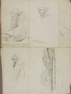 Studies: Landscape and Portrait by Miner Kilbourne Kellogg