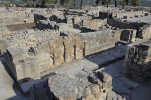 Minoan archeological site of Phaistos. North east complex