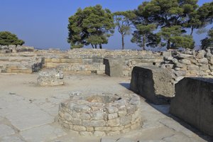 Minoan Archeological Site of Phaistos. Part of the North East Complex