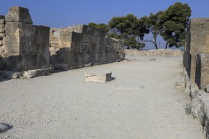 Minoan Archeological Site of Phaistos. The West Magazines