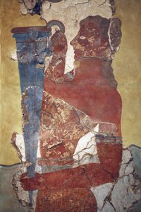 Minoan Art, The Cup-Bearer by Minoan