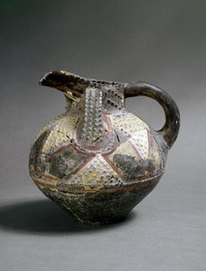 Ceramic vase in Barbotine style. From Agia Triada. About 1500 BC by Minoan
