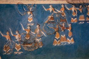 Sacred Grove and Dance Fresco by Minoan