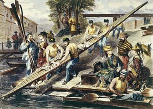 Launching a Skiff