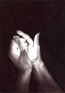 Hands Holding Light