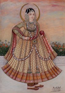 Elegant Indian Queen by Mirza Baig