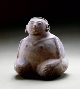 Human effigy vessel, 1300-1500