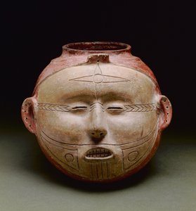 Human effigy vessel, Late Mississippian period, 1300-1500