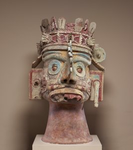 Head of the Rain God Tlaloc
