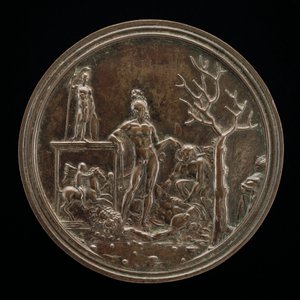 David Triumphant over Goliath by Moderno
