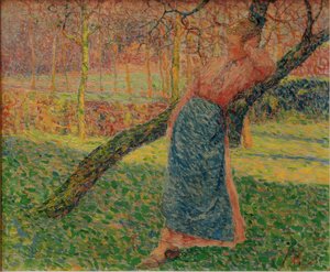 Woman in an Orchard