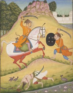 Nata Ragina: Folio from a Ragamala Series by Mohamed