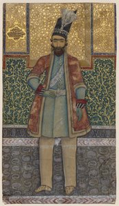 Portrait of Nasir-od-din Shah by Mohammed (attr.to) Esfahani