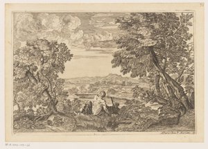 Landscape with Four Resting Men (Landscapes after Titian series)
