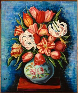 Bouquet of Flowers, Tulips and Lilies
