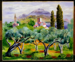 Landscape, c.1920 by Moise Kisling
