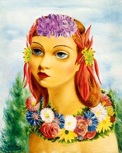 Woman with Flowers