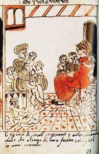 The Multiplication of the Israelites in Egypt. The Codex Choumach Picture Pentateuch of Moses