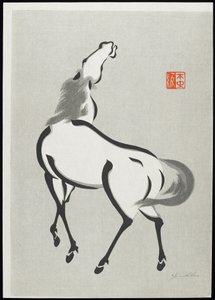 Horse by Mokuchu Urushibara